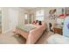 Bright bedroom features a plush bed, neutral carpet, and natural light at 417 Donna Ave, Gastonia, NC 28052