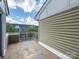Spacious balcony with metal railing offers an outdoor living space at 535 Donatello Ave, Charlotte, NC 28205