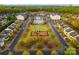 Community featuring a pool, playground, walking trails, and manicured green spaces at 6020 Union Pacific Ave, Charlotte, NC 28210