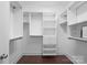 Spacious walk-in closet featuring custom shelving and ample storage space for clothing and accessories at 6020 Union Pacific Ave, Charlotte, NC 28210
