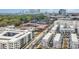 An aerial view capturing urban development with modern residences and infrastructure, offering a glimpse of city growth at 631 W Tremont Ave, Charlotte, NC 28203