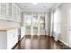 Cozy breakfast nook with built-in cabinets and lots of natural light at 6619 Portland Rose Ln, Charlotte, NC 28210