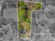 Aerial view of the property lines, highlighting the land's boundaries and surrounding landscape at 7790 Caswell Rd, Stanley, NC 28164