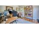 Bright office with hardwood floors, stylish decor, and natural light from the window at 803 Catawba St, Belmont, NC 28012