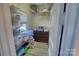 Spacious walk-in closet with shelving and drawers at 803 Catawba St, Belmont, NC 28012