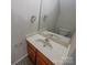 Bathroom featuring a wood vanity with white countertop, and a brushed nickel faucet at 808 Raindrops Rd, Gastonia, NC 28054