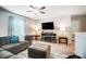 Inviting living room with stylish decor, fireplace, and ample seating at 9704 Cayenne Dr, Charlotte, NC 28214