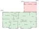 Detailed floor plan showing layout of bedrooms, bathrooms, living room, kitchen, and dining room at 110 Tanglewood Dr, Kannapolis, NC 28081