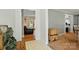 Hallway leading to living spaces, showcasing the home's layout and design at 110 Tanglewood Dr, Kannapolis, NC 28081