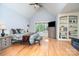 Large main bedroom offers hardwood floors, natural light, and ample space at 112 Spring Branch Rd, Fort Mill, SC 29715