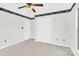 Bedroom with closet and ceiling fan at 115 Green Sw St, Concord, NC 28027