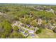 An aerial view shows the neighborhood nestled in lush, green surroundings at 116 Ridgewood Dr, York, SC 29745