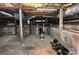 Spacious unfinished basement, perfect for storage or a workshop with concrete floor and cinder block walls at 1460 Legion Club Rd, Salisbury, NC 28146