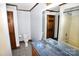 Bathroom featuring a sink, mirror, vanity, toilet and shower-tub combination at 1460 Legion Club Rd, Salisbury, NC 28146
