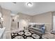 Spacious living room with accent lighting, neutral paint, and carpet at 14921 Baldridge Dr, Huntersville, NC 28078