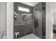 Elegant bathroom showcasing a glass-enclosed shower with stylish tile and modern fixtures at 1527 Meadow Glen Ln, Rock Hill, SC 29730
