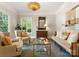 Cozy living room with neutral tones, comfortable seating, and ample natural light at 200 Highland Forest Dr, Charlotte, NC 28270