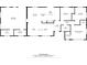 A detailed floor plan of the house with labeled rooms and dimensions at 2109 Tarlton Dr, Matthews, NC 28105