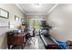 This office has wood floors, large window and includes a treadmill at 244 Alexis Lucia Rd, Alexis, NC 28006
