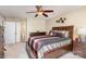 Spacious bedroom featuring a large bed, closet, and an ensuite bathroom at 2512 Pimpernel Rd, Charlotte, NC 28213