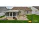 Exterior shot of the backyard, patio and sunroom at 2981 Deep Cove Nw Dr, Concord, NC 28027