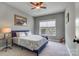 Cozy bedroom with ample natural light, a decorative painting, and comfy bed at 4715 Amberside Dr, Rock Hill, SC 29732