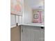 Charming bedroom featuring a unique half-door and castle decor at 475 Delta Dr, Fort Mill, SC 29715