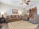 Comfortable living room featuring neutral tones, stylish furniture, and decorative accents at 475 Delta Dr, Fort Mill, SC 29715