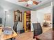 Bright office space featuring multiple workstations and hardwood floors at 475 Delta Dr, Fort Mill, SC 29715