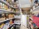 Walk-in pantry with ample shelving for storage and organization at 475 Delta Dr, Fort Mill, SC 29715