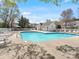 Community pool with lounge chairs, a gazebo and nearby building for convenience at 475 Delta Dr, Fort Mill, SC 29715