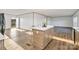 Modern kitchen island provides extra seating in this open concept home at 501 Mt. Wesley Church Rd, Hiddenite, NC 28636