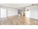 Spacious living area with wood-look flooring, offering seamless flow and modern design at 501 Mt. Wesley Church Rd, Hiddenite, NC 28636