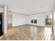 Bright and airy living room showcasing beautiful hardwood floors at 501 Mt. Wesley Church Rd, Hiddenite, NC 28636