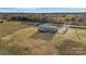 Expansive aerial view of the home, showcasing its location and surrounding landscape at 525 Mt. Wesley Church Rd, Hiddenite, NC 28636