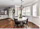 Inviting dining room with pendant lighting and plantation shutters at 5301 Greyfriar Ct, Waxhaw, NC 28173