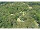 Lush, green tree canopy from an aerial view of a private home site at 6575 Charlotte Hwy, York, SC 29745