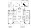 First floor architectural layout showing living spaces, bedrooms, and dimensions at 1725 Hannon Farm Rd, Fort Mill, SC 29715