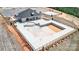 Aerial view of a community pool under construction next to a community clubhouse at 2252 Tabor Rd # 575, Sherrills Ford, NC 28673