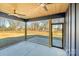 Spacious screened porch with wood ceiling and beautiful views at 32525 Buchanan Ln, Albemarle, NC 28001