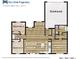 Detailed floor plan showcasing the layout of the bedrooms, living spaces, kitchen, and garage at 472 Oak Rd # 114/115/116, Norwood, NC 28128