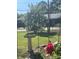 Backyard with a birdbath and flowers at 701 Dakota St, Kannapolis, NC 28083