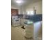 Functional kitchen featuring ample counter space and a classic white stove at 701 Dakota St, Kannapolis, NC 28083