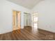 Neutral bedroom featuring an ensuite bathroom and closet at 9287 Meadow Vista Rd, Charlotte, NC 28213