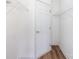 Walk-in closet has modern flooring and metal shelving at 9287 Meadow Vista Rd, Charlotte, NC 28213