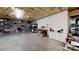 Unfinished basement features ample storage, a clean white wall, and versatile open space at 101 Saddletree Rd, Lincolnton, NC 28092