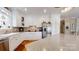 Bright kitchen featuring white cabinetry, granite countertops, stainless steel appliances and hardwood floors at 101 Saddletree Rd, Lincolnton, NC 28092