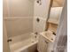 Bathroom featuring a white tub and sink with vanity at 109 Starnes St, Chester, SC 29706