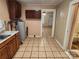 Tile floor view from kitchen looking into living room and bathroom at 109 Starnes St, Chester, SC 29706