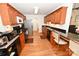 Kitchen area with granite countertops, stainless steel appliances, and wooden cabinets at 1353 33Rd Avenue Ne Dr, Hickory, NC 28601